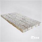 DITON skladebná dlažba RUSTIKO® - 4 formáty tl. 6cm BIANCO